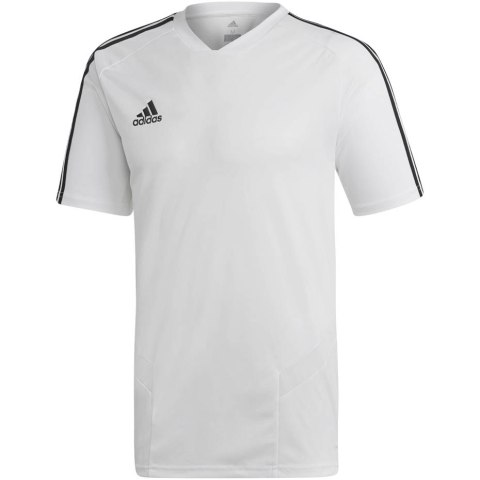 Koszulka męska adidas Tiro 19 Training Jersey biała DT5288 Koszulka męska adidas Tiro 19 Training Jersey biała DT5288