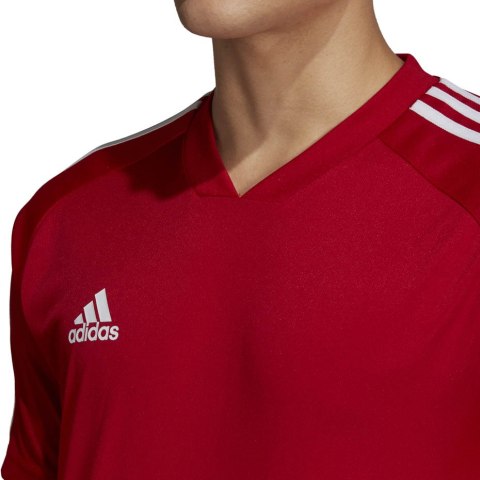 Koszulka męska adidas Tiro 19 Training Jersey czerwona D95944 Koszulka męska adidas Tiro 19 Training Jersey czerwona D95944